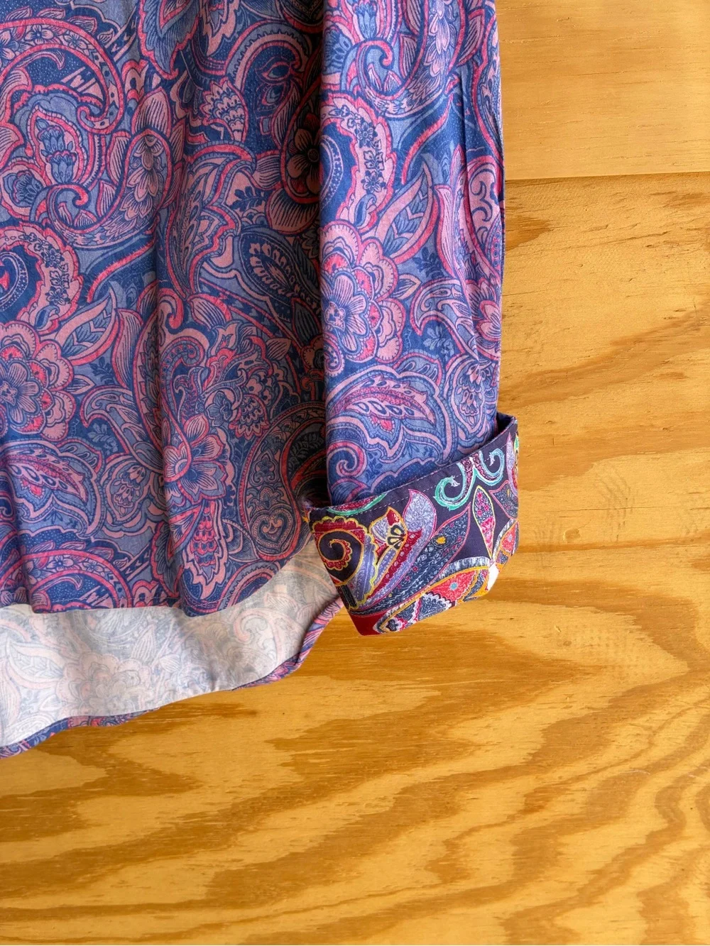 ROBERT GRAHAM Carrie Long Sleeve Woven Shirt Size Large